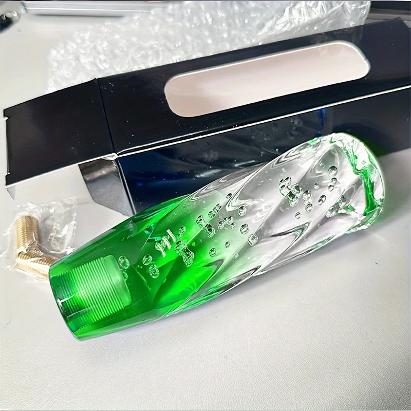 

Car Interior Modification Gear Shift Knob, Acrylic Bubble Shape, Built-in Adapter, Quick Installation Without Effort