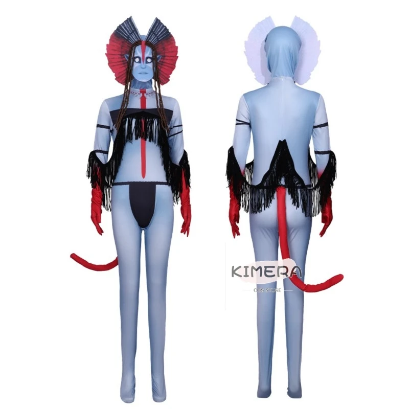 أزياء أفاتار فارانج التأثيرية بدلة نسائية Na'vii ملابس باندورا التأثيرية فيلم الرماد الناري 2025 ملابس كرنفال الهالوين #6