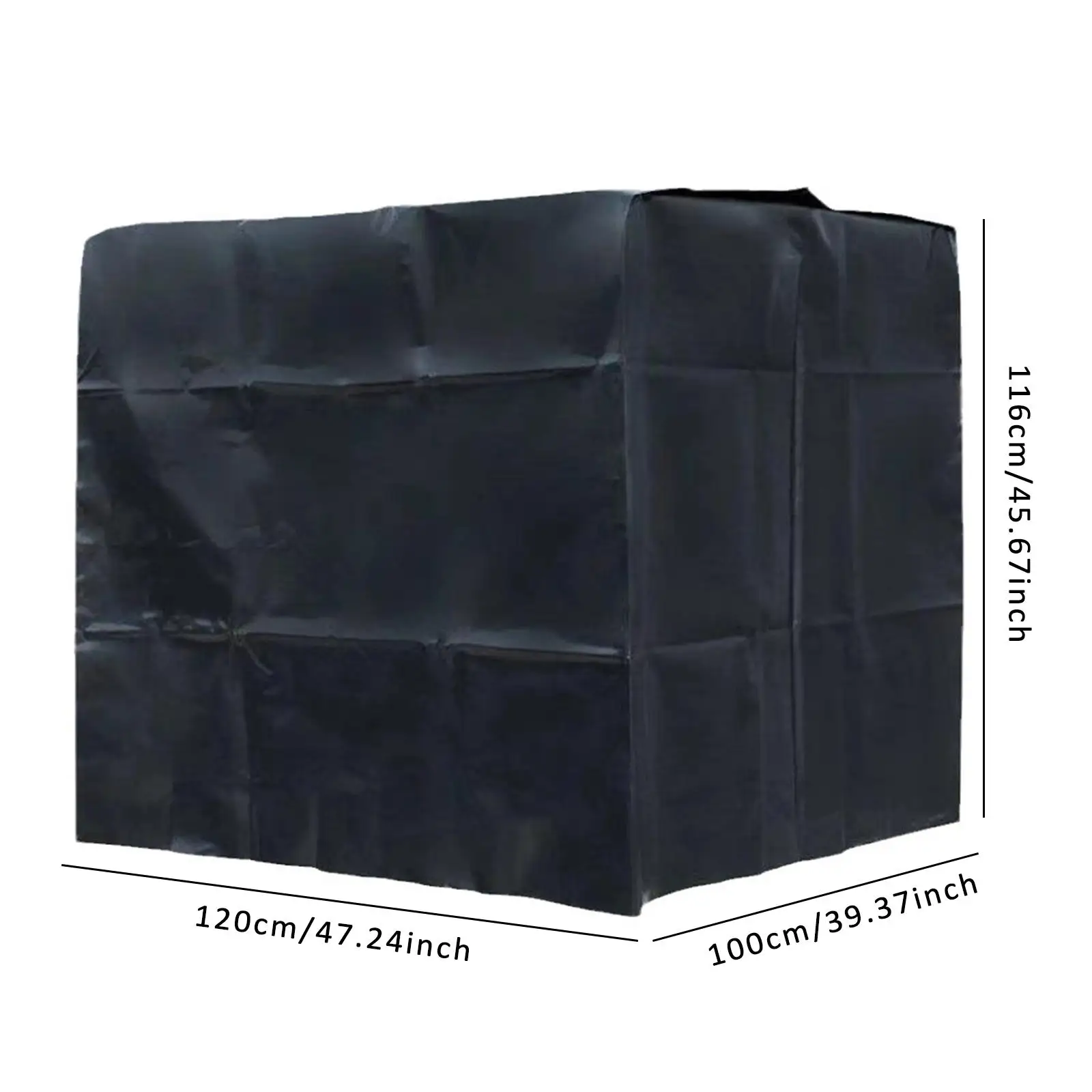 خزان المياه الغطاء الواقي يندبروف حماية المطر برميل غير نافذ للمطر ارتداء مقاومة 1000L القماش المشمع طن غطاء برميل الغبار #6