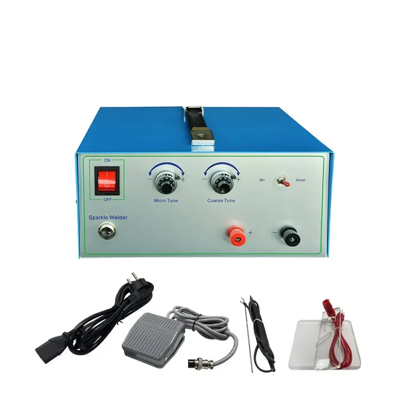 YALI High Quality 80A Small Welder Jewelry Welding Machine Spot Machine Mini Portable Blue Color