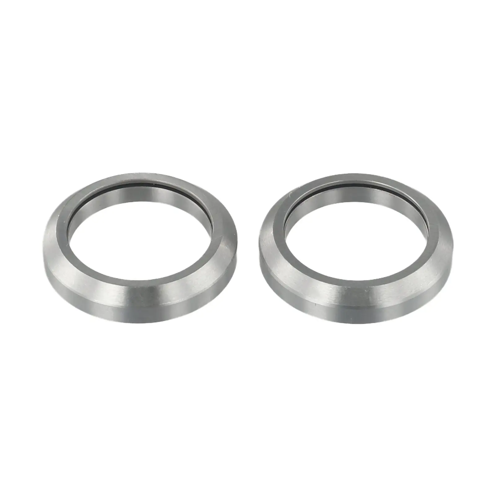 Brand New Bearings Kits Ceramic 1 1/8inch Black+Silver Headset Beaings MH-P08H8 Steel 30.5 X 41.8 X 8mm 45/45°