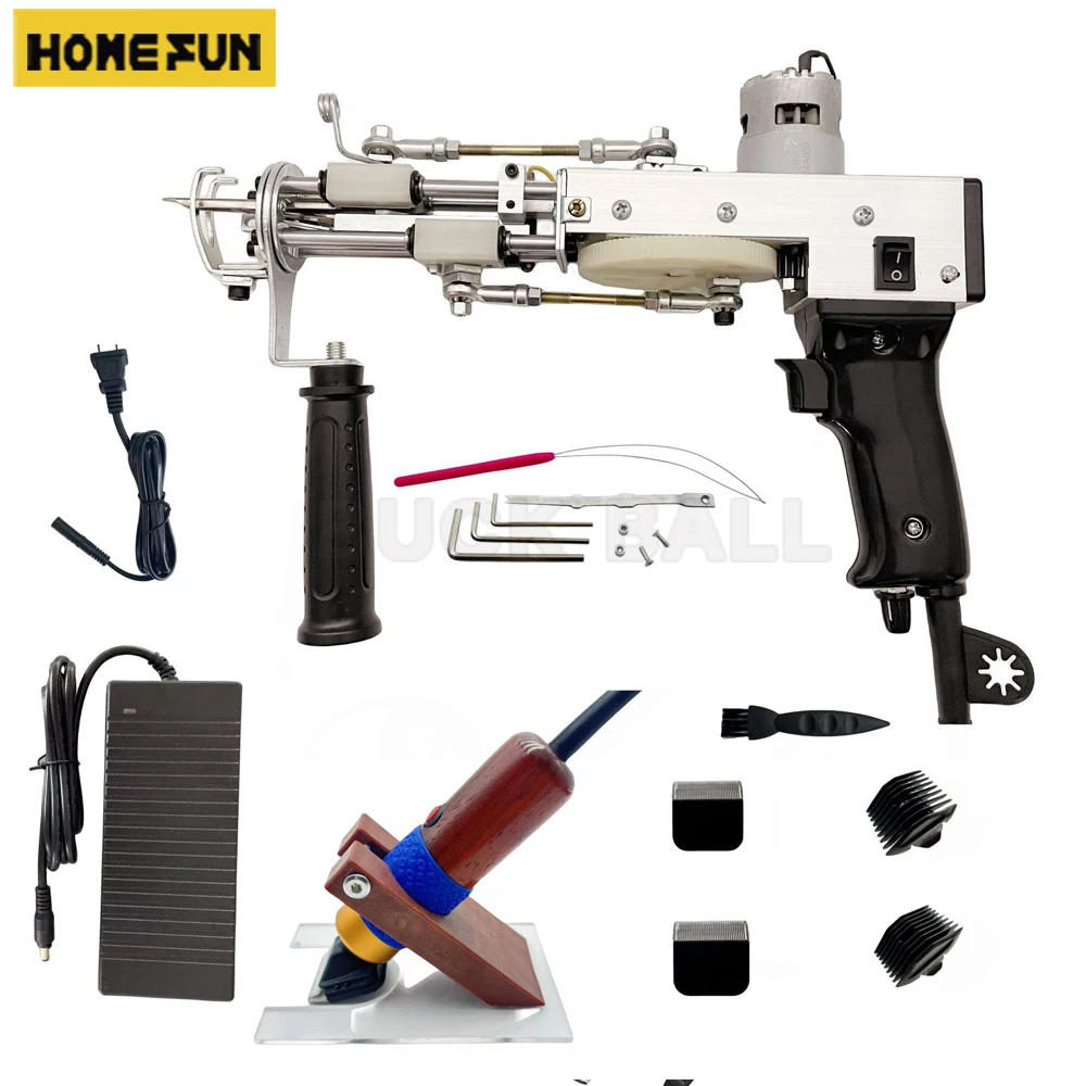 

Tufting Gun Set 2 in1 Carpet-weaving gun kit Electric Tufting Guns Loop Pile Cut Pile Rug Tufting Gun Carpet Making DIY Tools