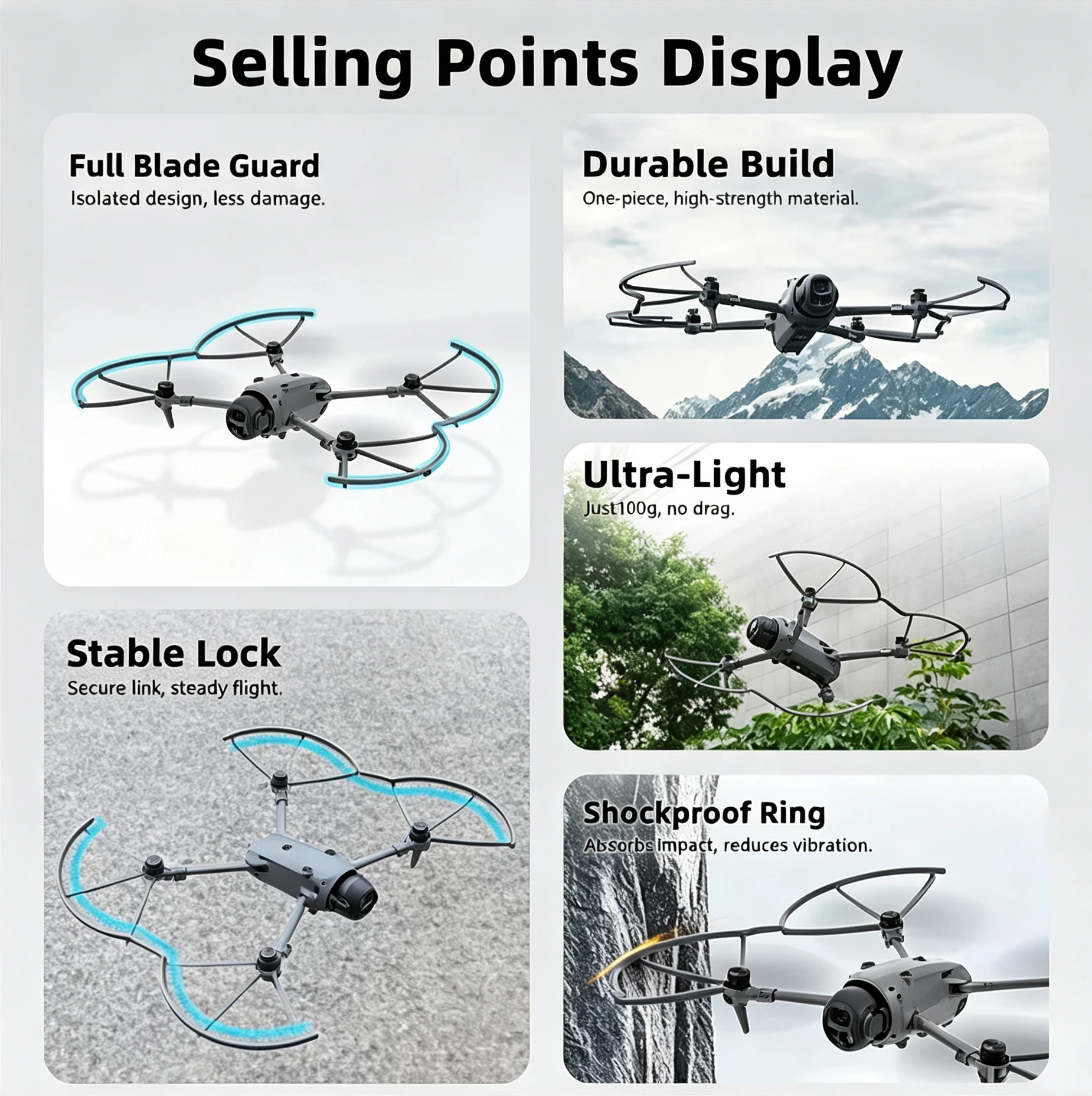 For Mavic 4 Pro Blade Protection Cover Anti-collision Ring Cover In Stock Spare Part For Mavic 4 Pro Propeller Guard Accessories - view 4