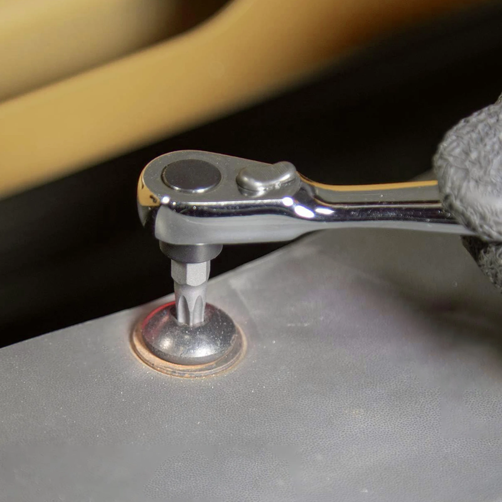 

Ratchet Wrench Double Ended Quick Socket Ratchet Wrench Screwdriver Hex Torque Wrenches Set 2-in-1 Spanner Ratcheting Wrench