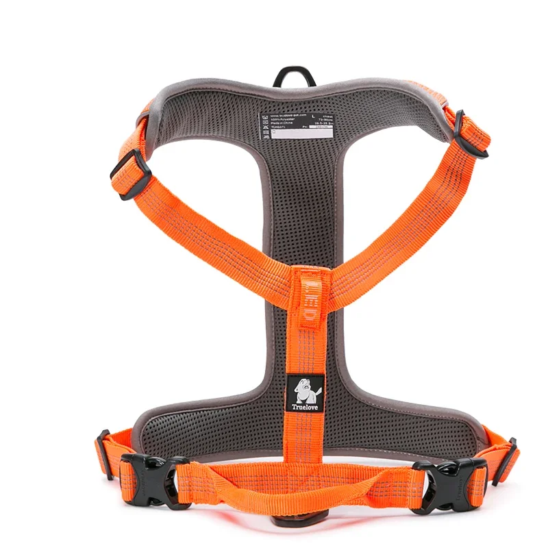 Winhyepet-reflecterend nylon harnas, hondenvest, anti-ontsnappen, buiten, wandelen, accessoires voor Yorkie, puppy, groot