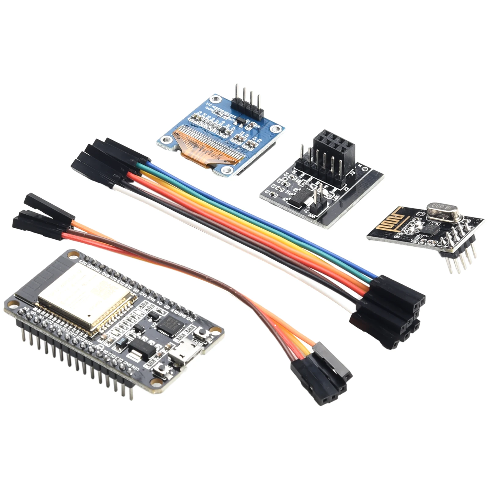 OpenDTU For Hoymiles DIY Kit  ESP32+NRF24L01+Cable+ Display+Module + Socket Plug-and-play Ready For Hoymiles Inverters