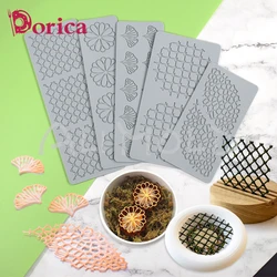 Ginkgo Leaves/Flowers/Grid Silicone Lace Mat Handmade Sugarcraft Fondant Chocolate Mold DIY French Dessert Cake Decorating Tools