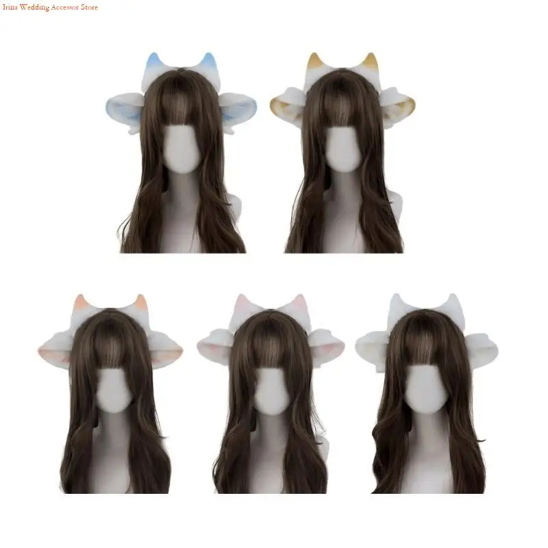 

G92D Handmade Ears Headbands Women Men Cosplay Hair Hoop Lovely Styles Headwear