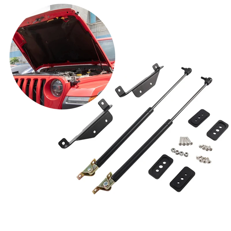 

Suitable for JEEP Wrangler 18-23 JL Modified Engine Hood Hydraulic Rod Engine Hood Support Rod Modification Accessories