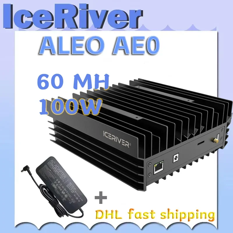 

Brand New AE0 ALEO Miner IceRiver ALEO AE0 60MH Asics Miner Crypto Mining 100W New Machine AEO DHL Fast Shipping