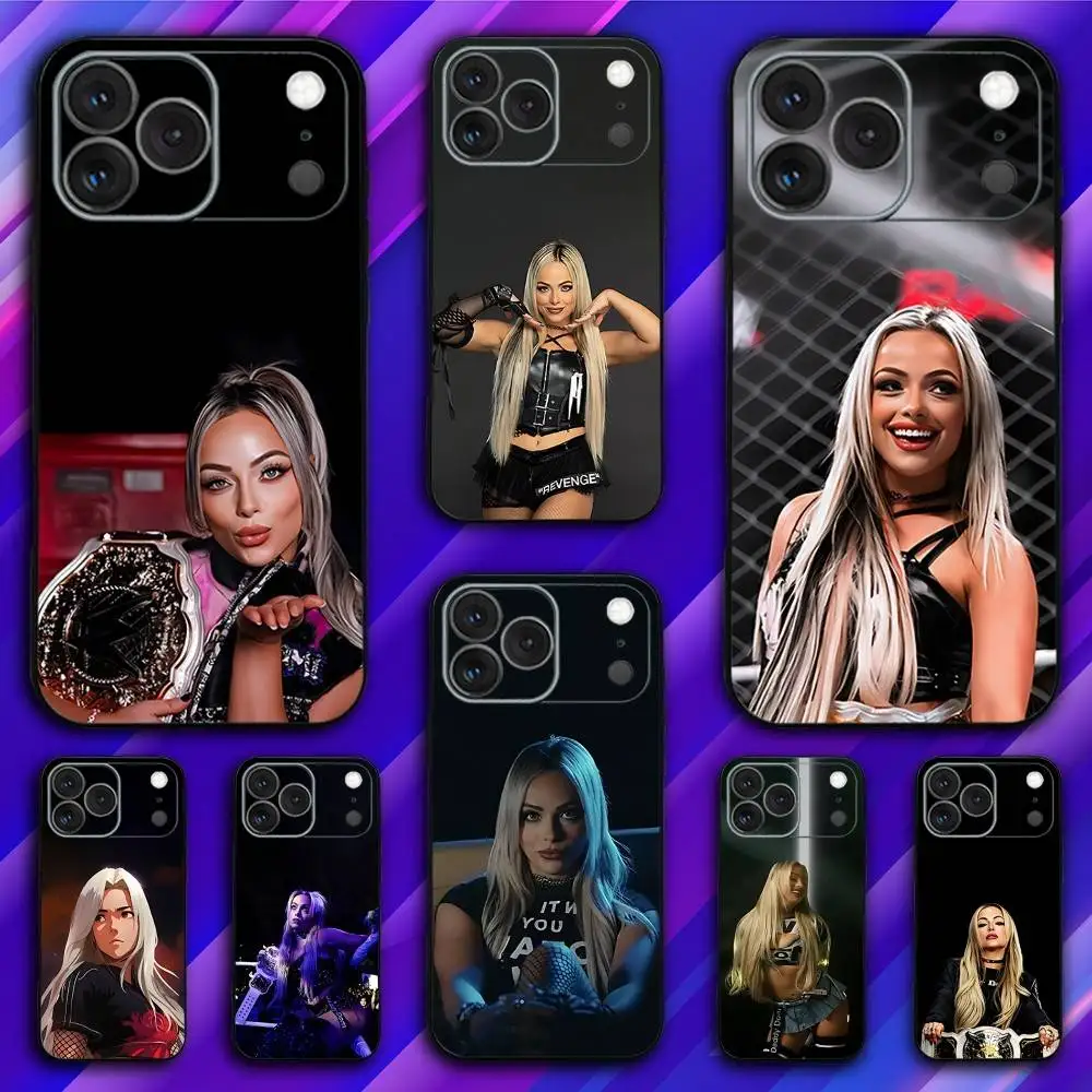 

L-Liv Wrestler M-Morgan Phone Case For iPhone 17,16,15,14,13,12,11,Pro,Max,Plus,X,XS,SE4,E,Mini,Soft Black Case