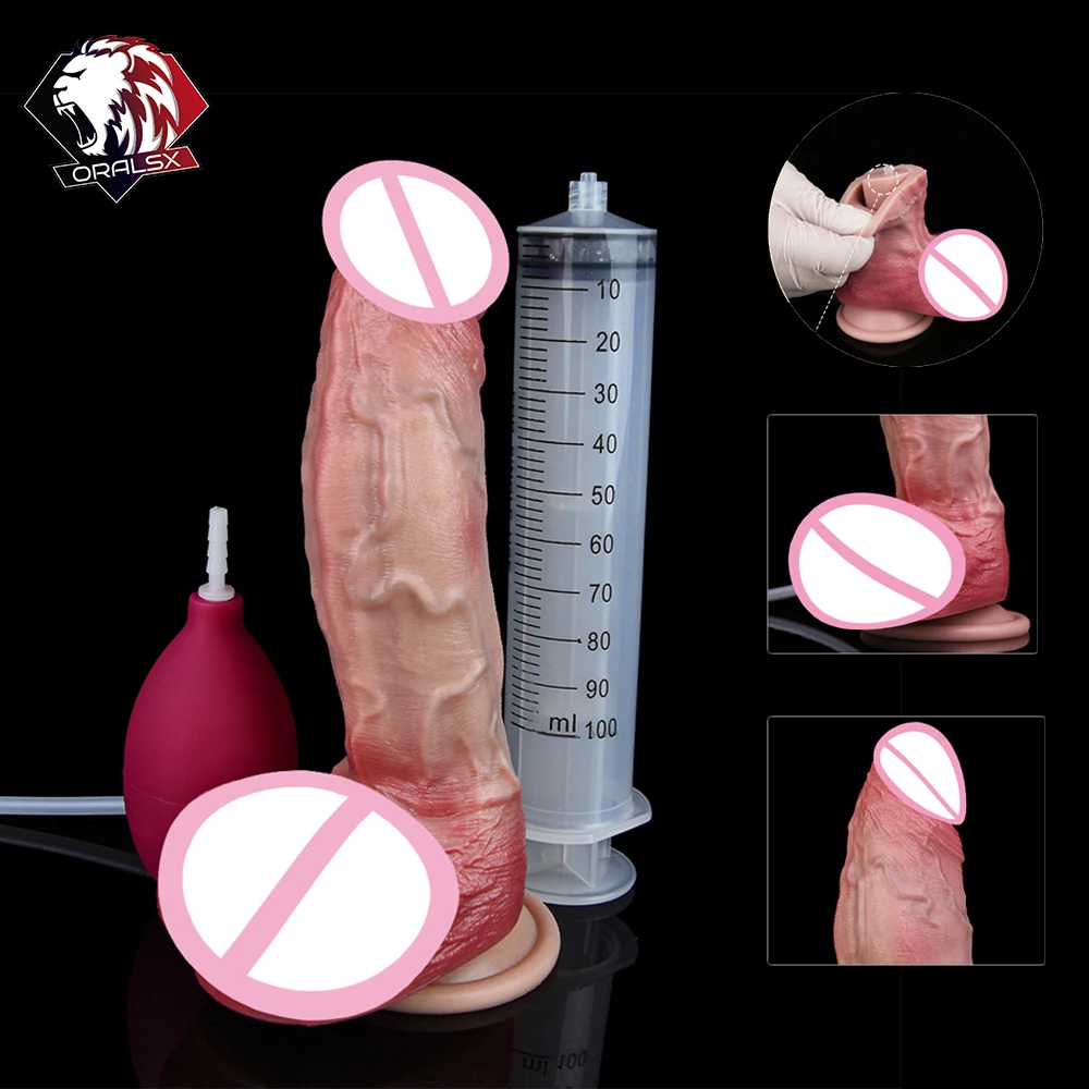 ORALSX عقدة مزدوجة التدفق دسار واقعية القضيب المهبل الشرج تدليك القذف المكونات الشرج الجنس لعب للنساء الرجال ألعاب اللعب #1