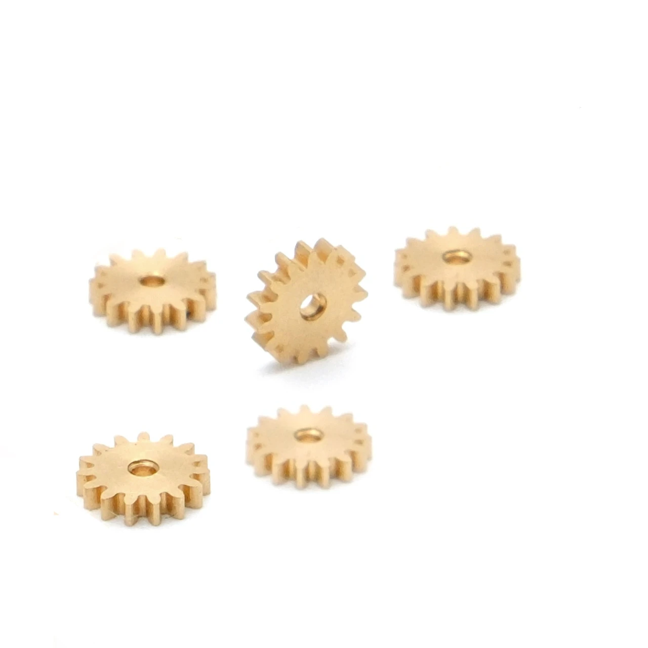 1-3mm Precision Transmission Low-Noise Copper Gear 0.3 Mold 14-24 Teeth Thickness 1-8mm for Robot Joint PTZ Camera Autofocus