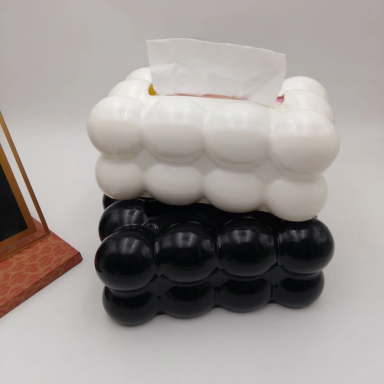 

Large Size Ball Tissue Box For Home Kitchen, Living Room, Bedroom, Dining Room, Desktop Decoration, Napkin Extraction Box
