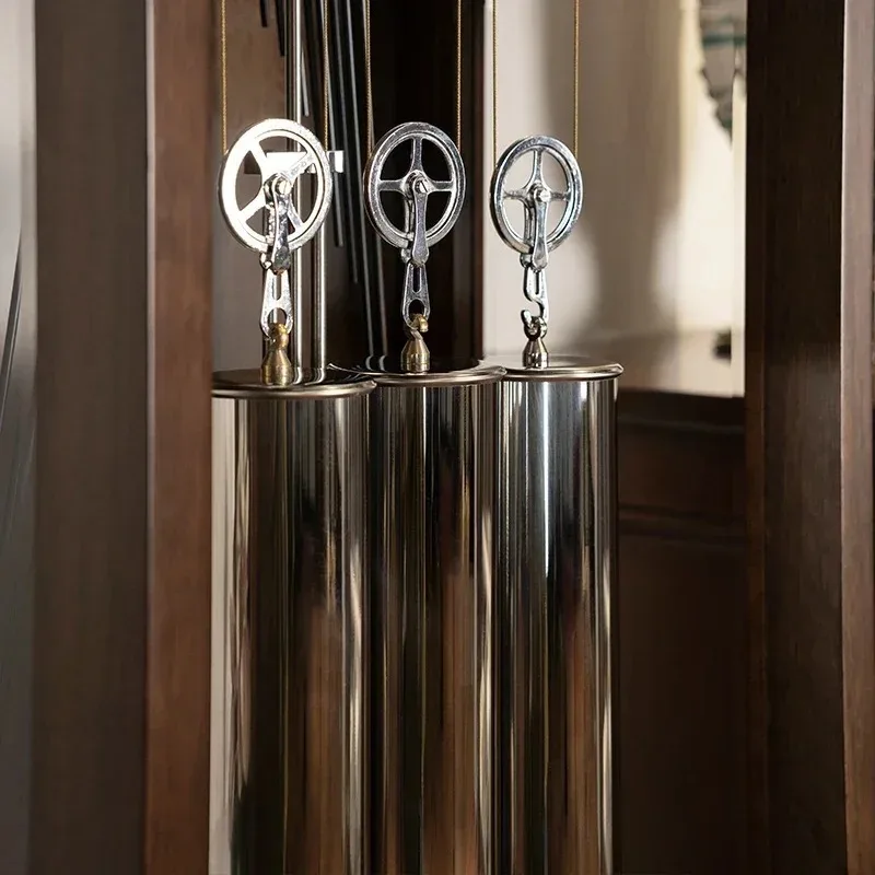 

Retro Chinese Floor Clock for Living Room Villa Mechanical Pendulum Vertical Table Clock European Style Decorative Timepiece