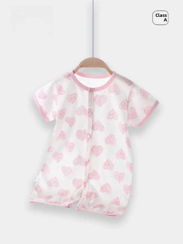 Abito estivo sottile ort Sve Baby Rer in cotone 00% rotondo Ne Basic Sle Versatile marchio Qiuqi Abbigliamento per bambini