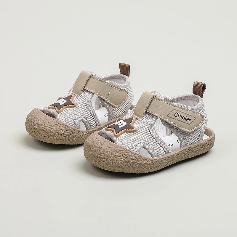 Baby Boys Girls Summer Sandals Non-slip Soft Sole Toddler Sandals Breathable Sweat Sandals