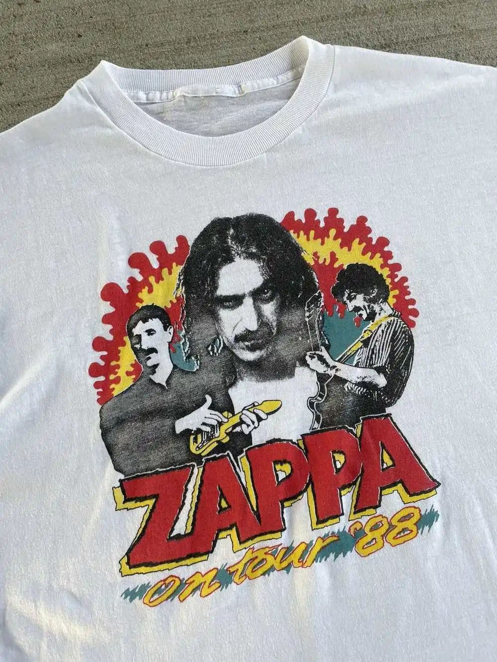 Rare 1988 Frank Zappa T-shirt For men Women All Sizes EL041