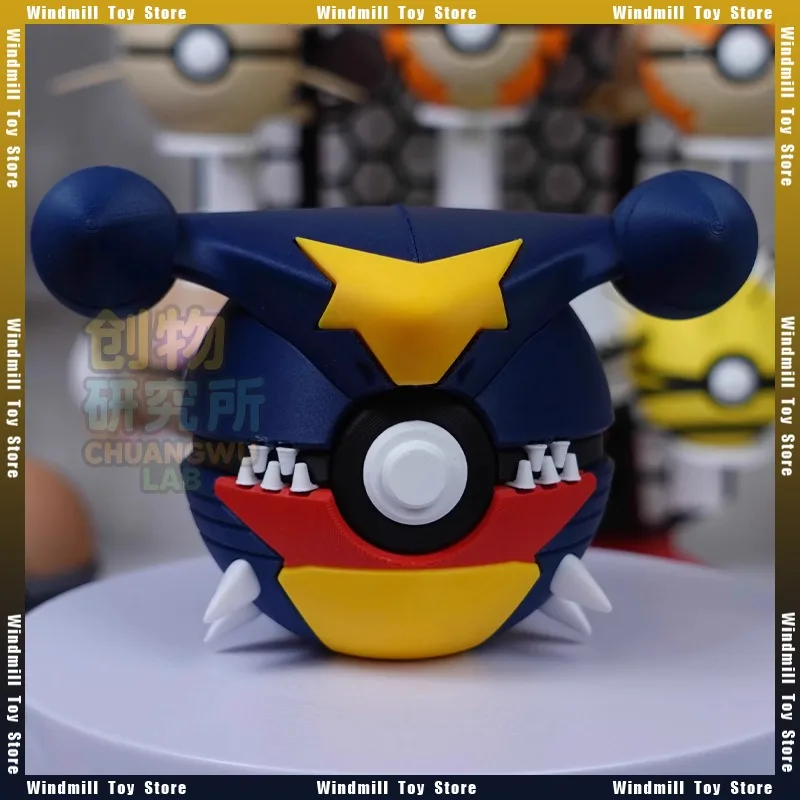 

3D-печать Garchomp Poké Ball Series Pokémon Game Периферийные устройства Высококачественная коллекционная модель Настольный орнамент Украшение Подарочная игрушка