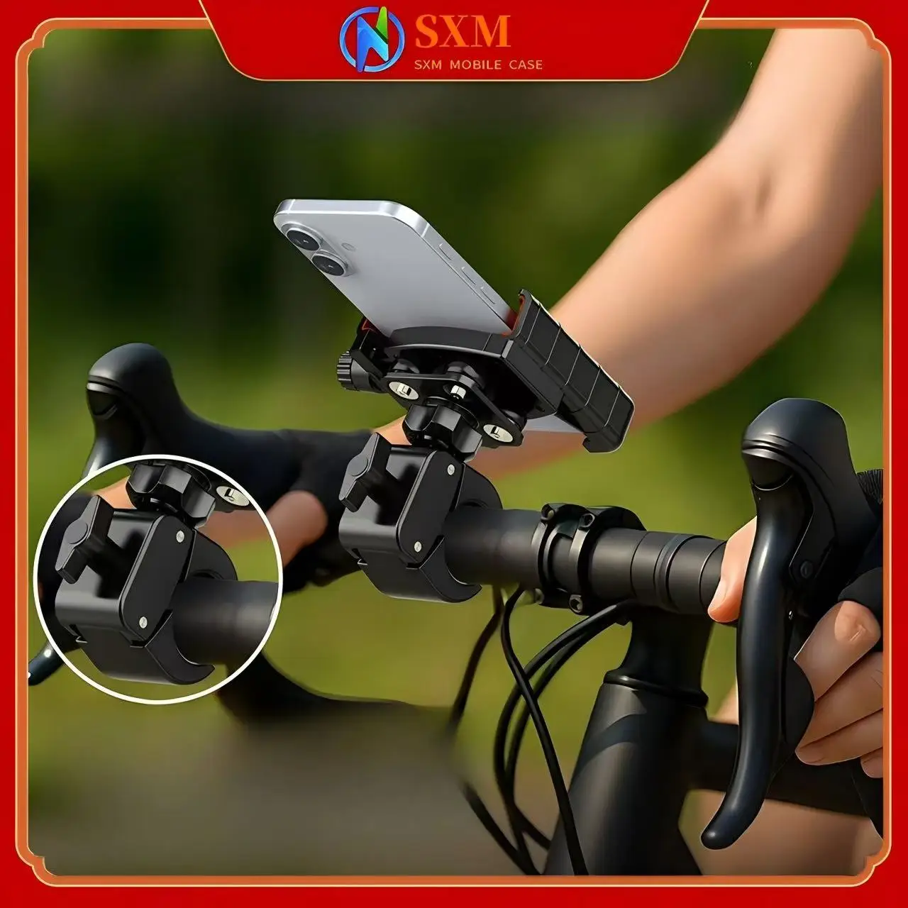 

Мотоциклетный держатель для мобильного телефона с амортизатором, электрический автомобильный велосипедный навигационный держатель для мобильного телефона