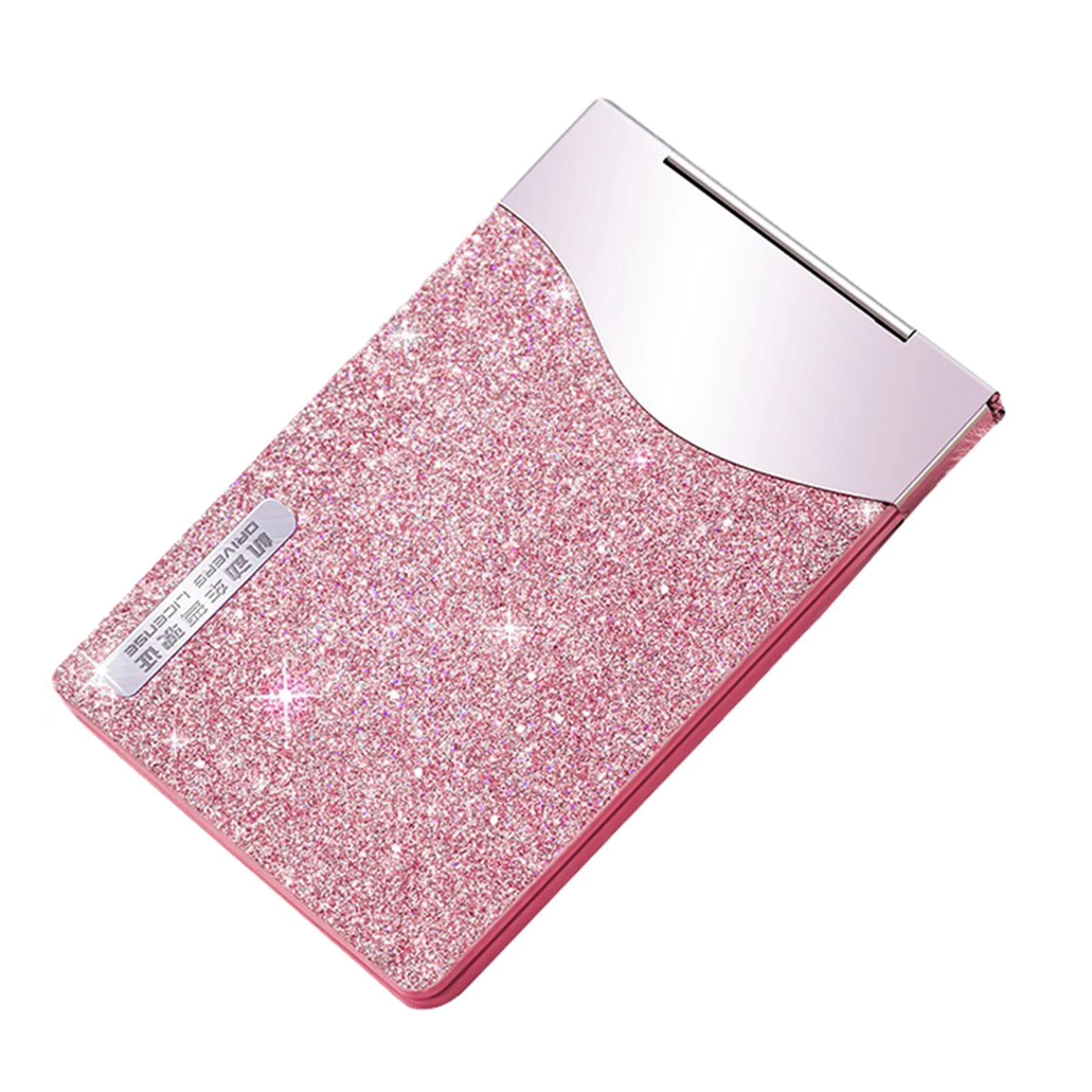 

Luxury Women's Credit Card Holder Multi Slot Lady Driver License Holder With Shining Surface Cardholder Case Ultra Thin