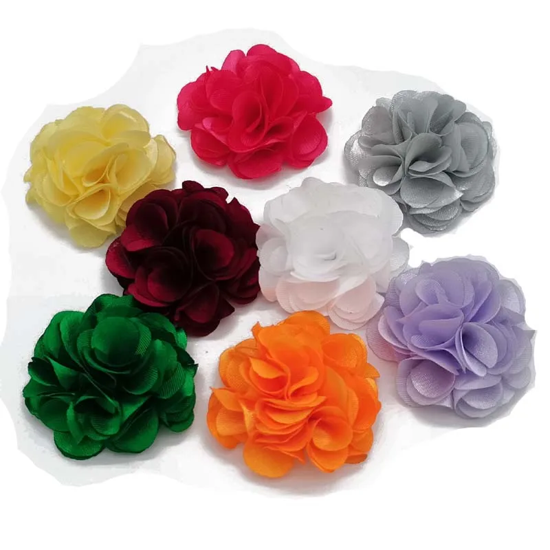 ดอกไม้ติดปกเสื้อผู้ชาย 16 ชิ้น เข็มกลัดติดปกเสื้อผู้ชาย งานแฮนด์เมด ผ้าซาติน