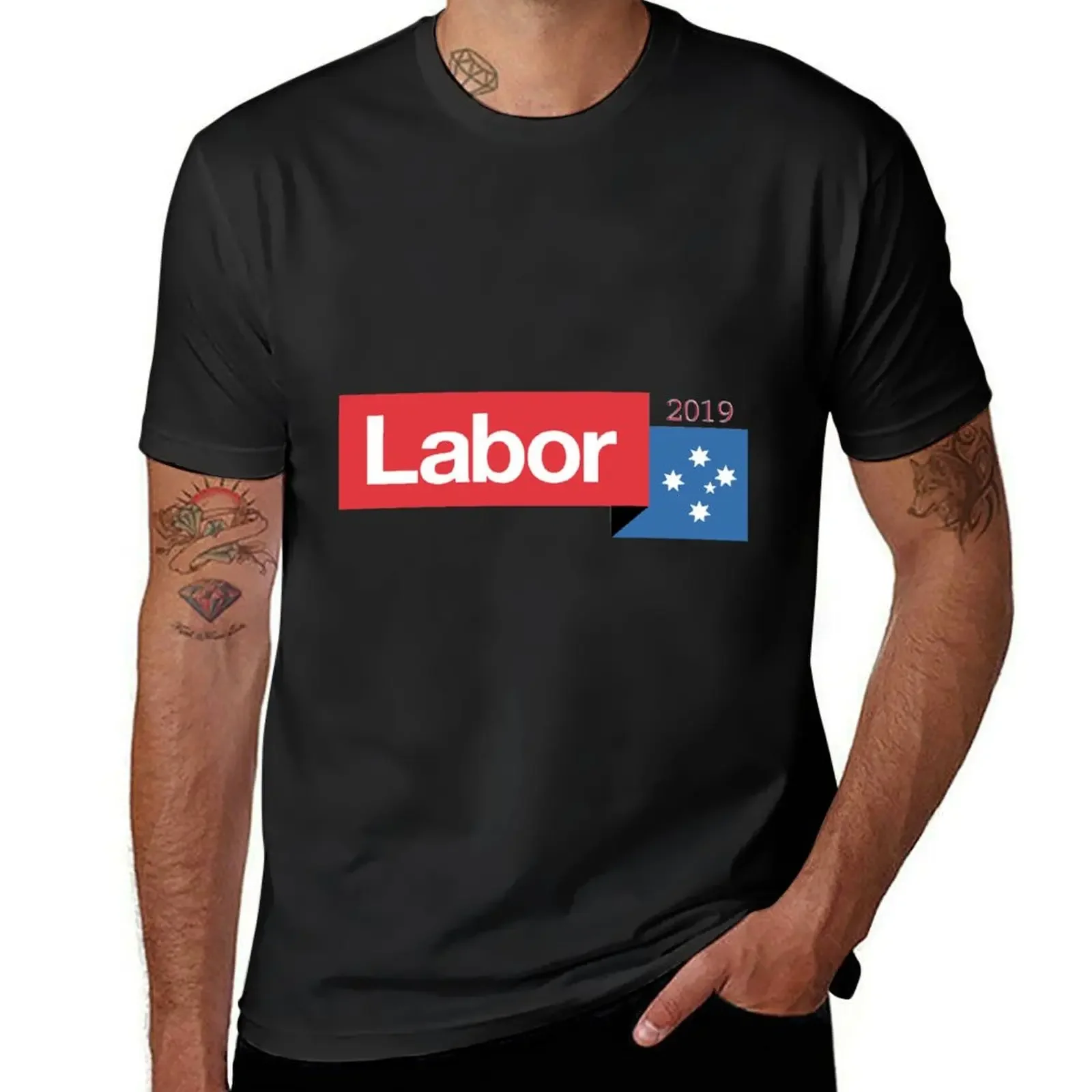 Labor Party 2019 Logo T-Shirt cotton graphic tees aesthetic clothes plain street wear tshirts for men