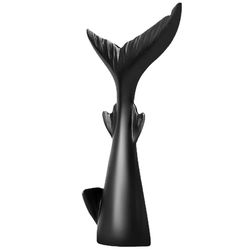 2026 Creative Design, Fish Tail Animal Statues, Resin Decorations, Desktop Decoration Crafts, Lucky Living Room Home Decoration