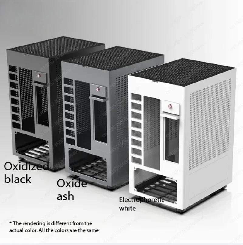 F1-SFX ITX Small Chassis - 7.9 liters, supports SFX power supply, double-sided heat dissipation opening inverted structure