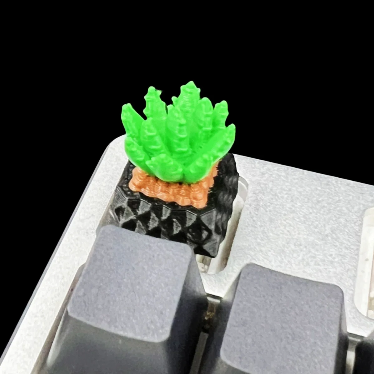 Original Personality Resin Cactus Keycap Three-dimensional Succulent Key Cap for Mechanical Keyboard Cute ESC Key Decoration