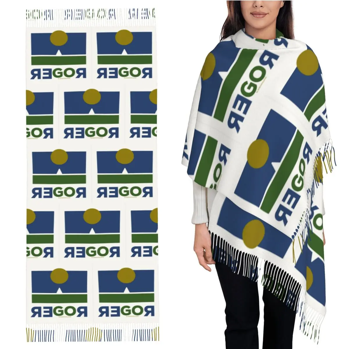 

Roger Federer Scarf Tassel Scarves Women Soft Warm Shawls and Wraps Long Fall Winter Shawl Wrap