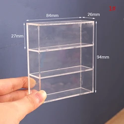 1:12 Dollhouse Miniature Rack Cupboard Storage Shelf Display Cabinet Model Furniture Accessories For Doll House Home Decor Toys