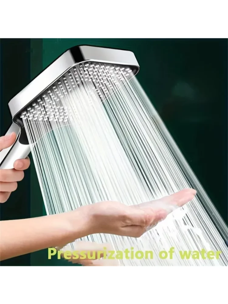 Adjustable Shower Head 3 Mode Rainfall Shower Large Flow Showerhead High Pressure Water Saving Shower Mixer Bathroom Accessories
