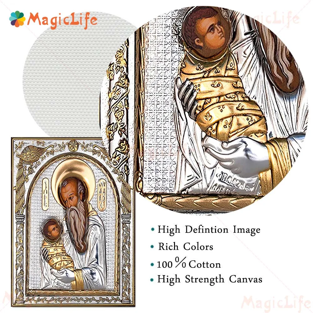 Virgin Mary and Child Christianity Jesus Posters Wall Pictures For Living Room Nordic Poster Wall Art Canvas Painting Unframed