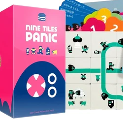 Nine Tiles Panic Board Game Card Alien Table Game 2-5 Leisure Gathering Entertainment Card