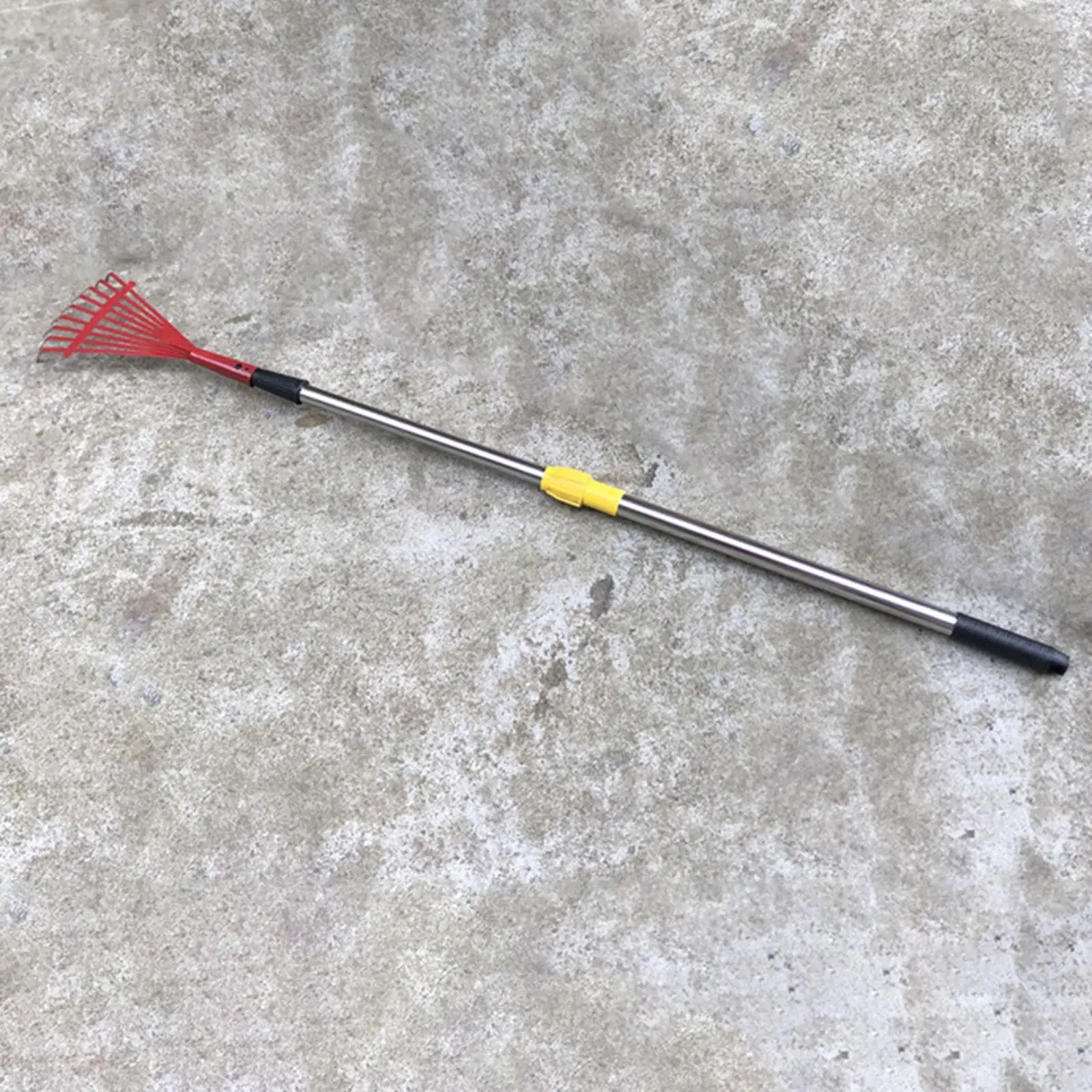 Telescopic Pole for Rake Retractable Rod Replacement Anti Slip Adjustable Length