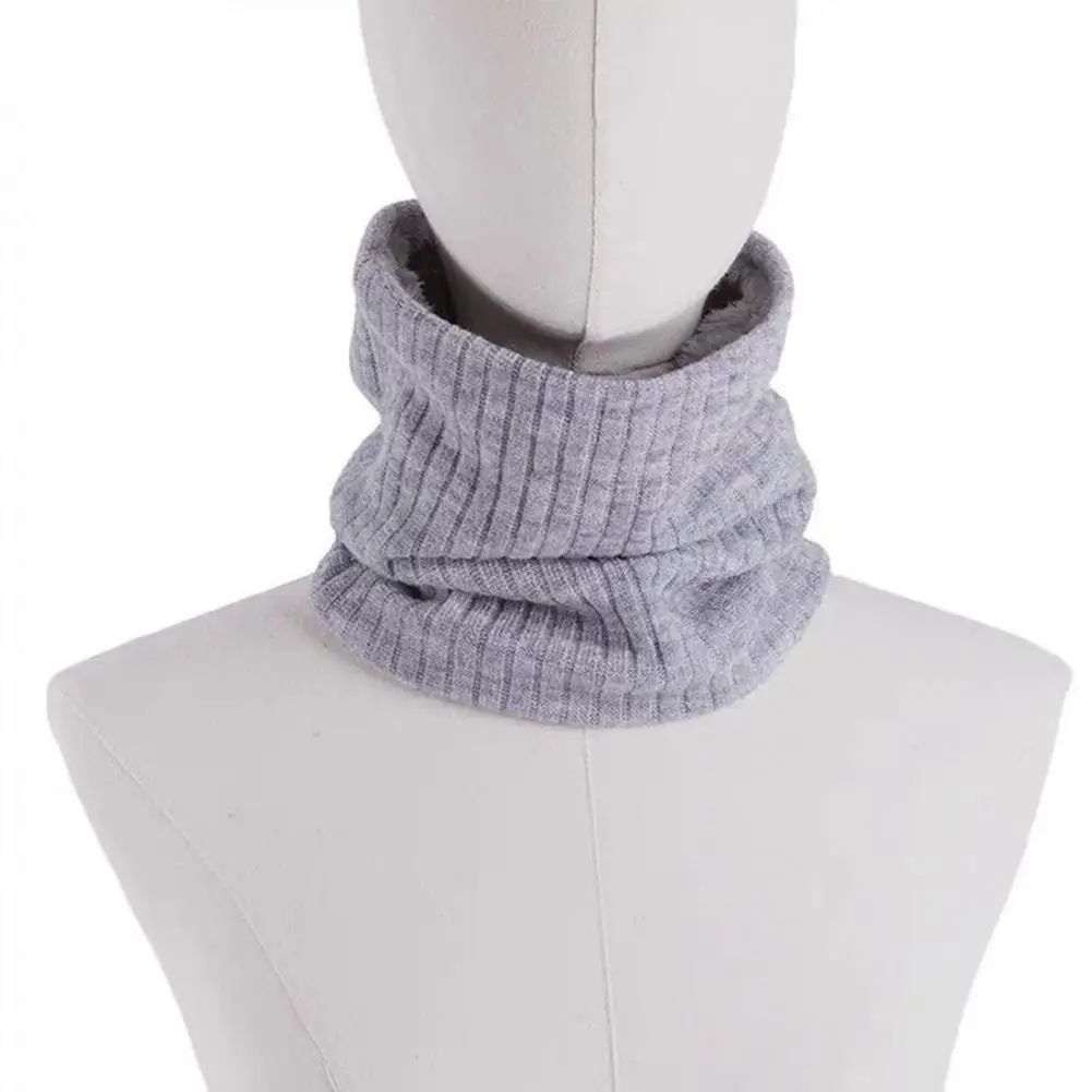 Unsiex Wielerhals Wrap Nek Warmer Gebreide Pluche Voering Warme Winddichte Outdoor Cirkel Ski Klim Sjaal Hals Sjaals