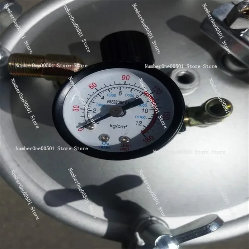 5L Air-Powered Texture Paint Spray Gun  For Water-Based Latex Stone Effect Multi-Color Coatings