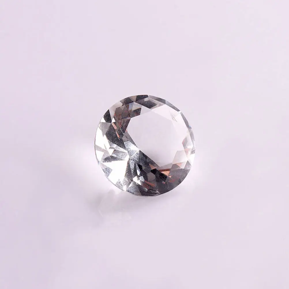 4Pcs Crystal Nail Art Decor Diamond-Shaped Fake Diamonds Exquisite Manicure Photo Props Decorative Diamonds for Nail Salon