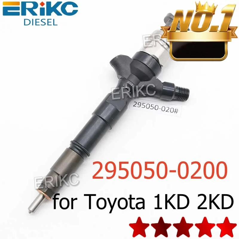 

295050-0200 Injector GENUINE ORIGINAL DIESEL FUEL INJECTOR 23670-0L090 23670-30400 23670-09350 23670-39365 for Toyota 1KD 2KD