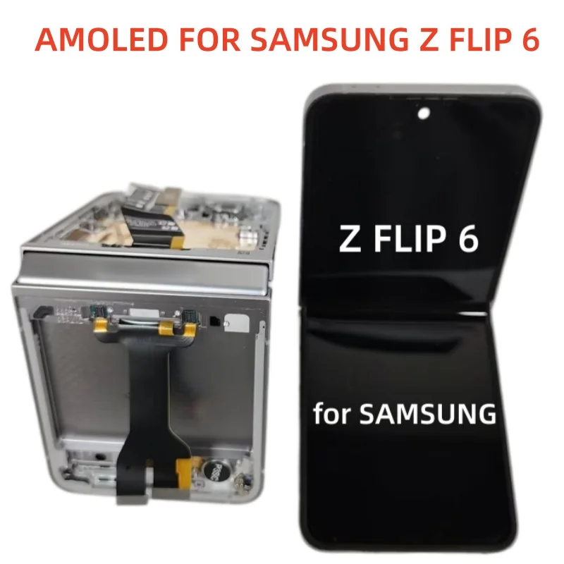 100% Original & Authentic Screens with No Defects For Samsung Z Flip6 5G LCD Display Replacement