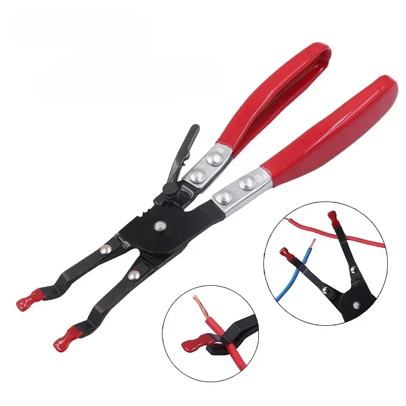 

Universal Soldering Plier Car Vehicle Soldering Aid Pliers Metal Wire Welding Clamp Hold 2 Wires Auto Maintenance Repair Tools