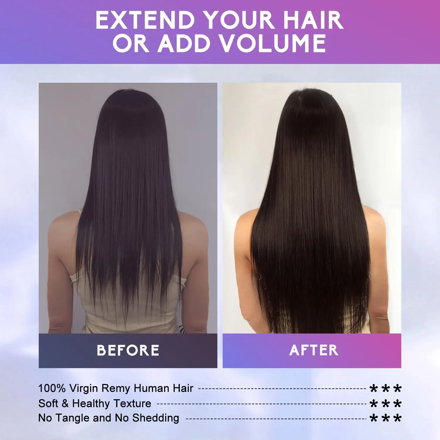 VEDES شريط صغير في وصلات الشعر آلة لحمة جلد الشعر البشري-شريط طبيعي ريمي في ملحقات 10 قطعة للشريط الجانبي على الشعر #5