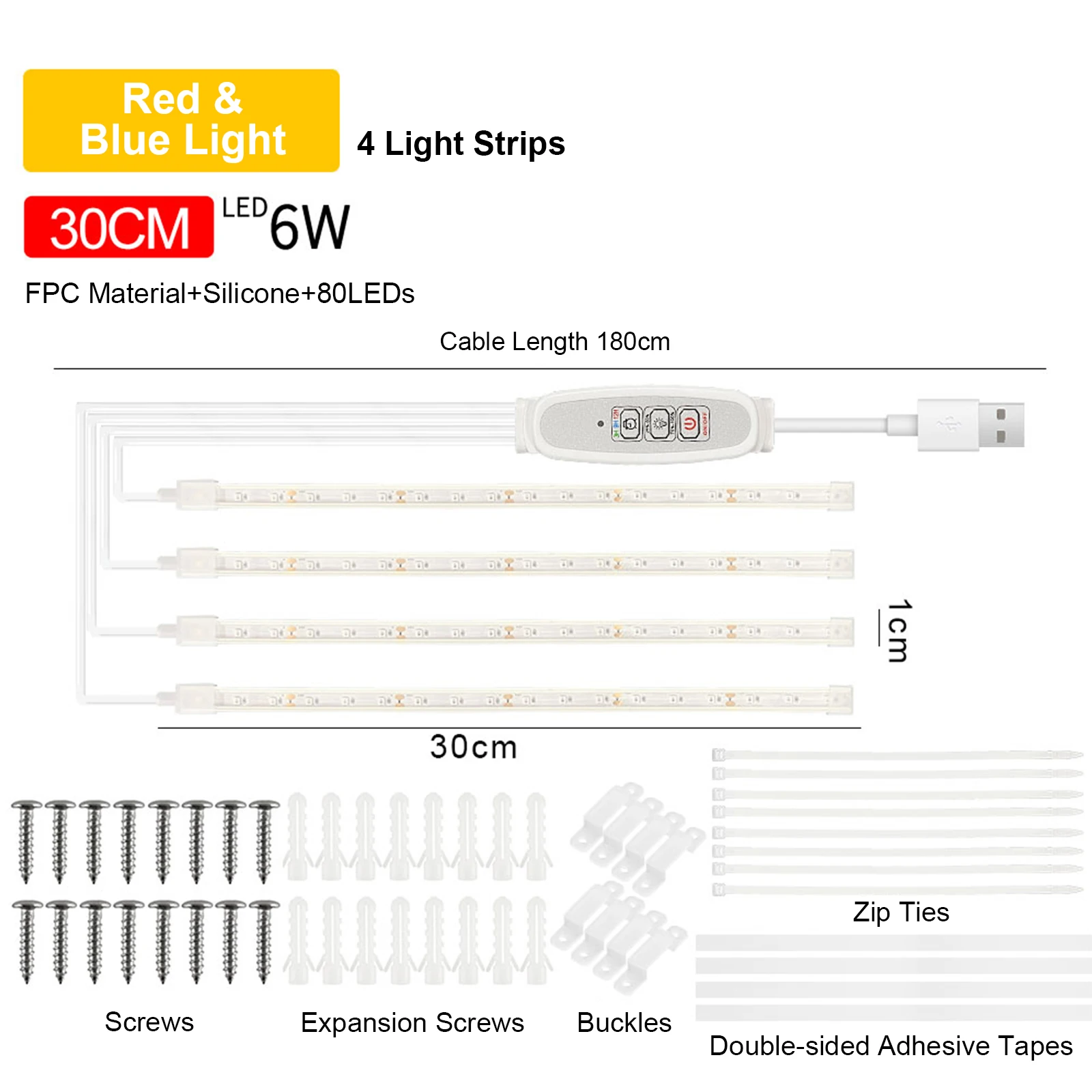النباتات الداخلية تنمو شرائط ضوء المصابيح الحمراء الزرقاء تنمو مصباح للزراعة المائية ضوء المكملات العصارية 4 مستويات عكس الضوء مع 24-Hou