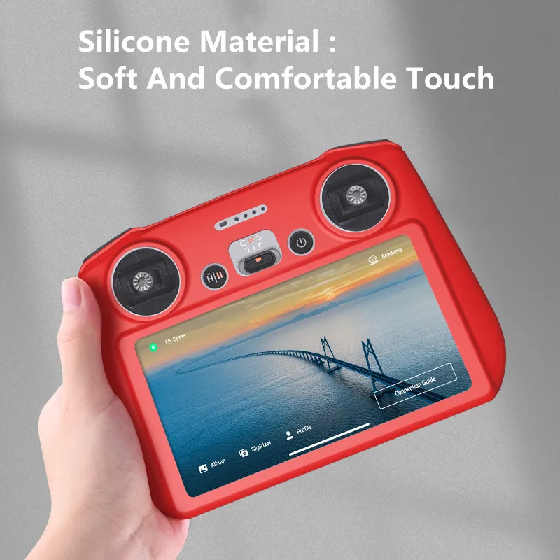 for DJI Mini 3 Pro Silicone Case Cover Remote Controller Protective Case Sleeve Anti-Scratch for DJI RC Accessories