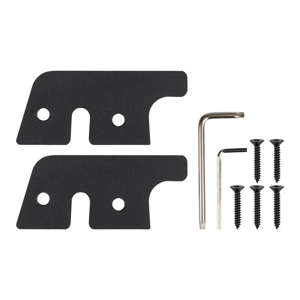 Sun Visor Repair Kit 2PCS Compatible with For jeep For wrangler For jk 2018 to 2024 For Gladiator 2020 through 2024 Black Finish
