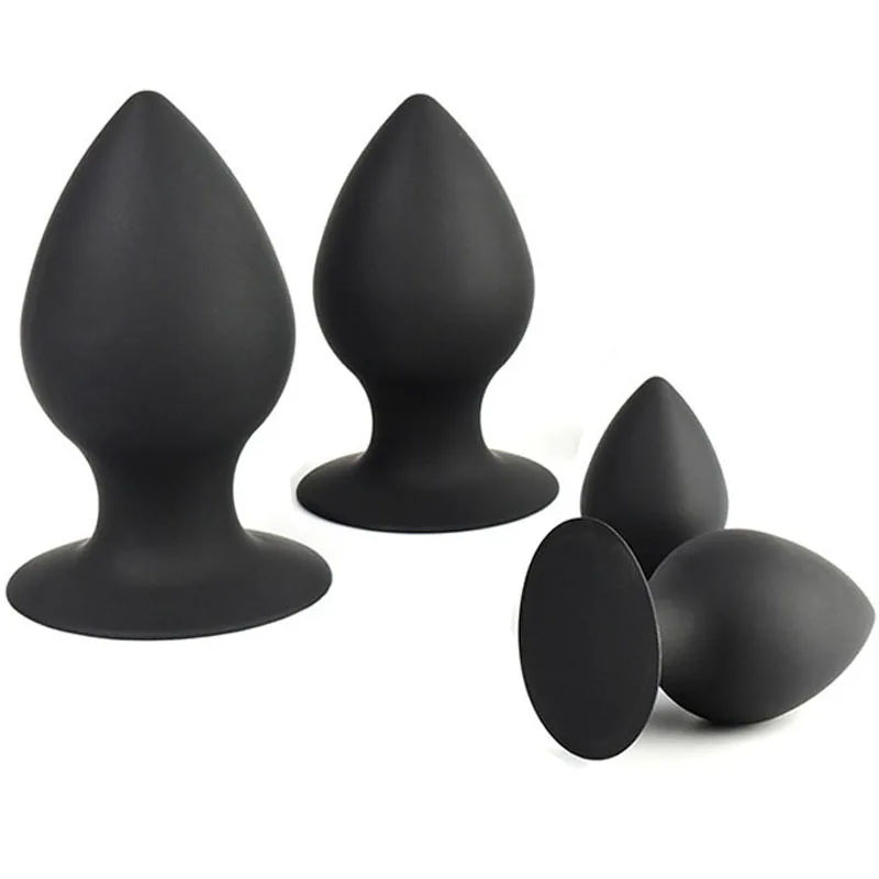 Silicone Smooth Anal Balls Large Butt Plug Anal Dilator Expander G Spot Stimulator Buttplug Adult Sex Toys For Women Ass Plugs