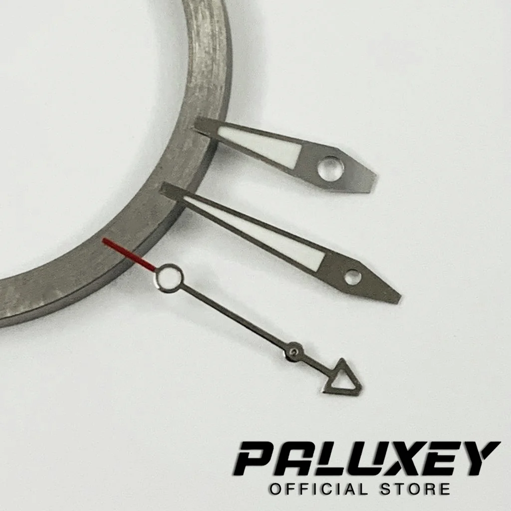 สีเขียวเรืองแสงสีเงินสีดำนาฬิกาทองคำสีกุหลาบมือเรืองแสง NH35 7S26 NH36 7S36 4R35เคลื่อนไหวอัตโนมัติ4R36