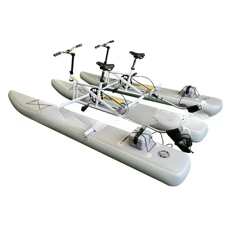 Water Electric Pedal Bike Double Boat Inflatable Boat Outdoor