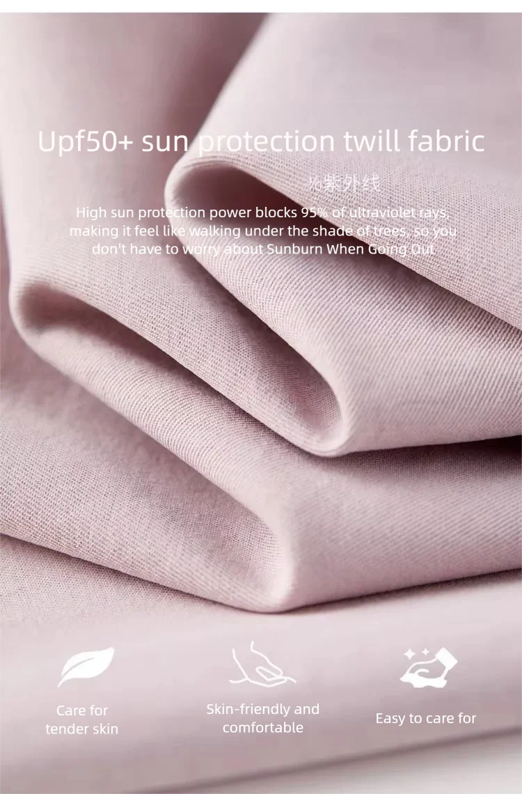 SENTUBILA Damen Sonnenschutz-Hose mit geradem Bein 2026 Sommer Rosa Lässige Pendler-Schlankheitshose mit Gürtel 162KA4017 – Detail 17